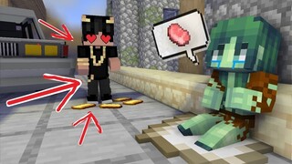 POOR Girl LOVE RICH Boy - minecraft animation - REDDiamond