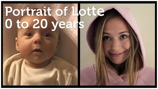 Portrait of Lotte, 0 to 20 years