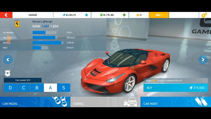 i spend 30.000k for buying all cars in asphalnt. please like and follow me🥺. part 1