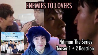 Enemies To Lovers BL New | Nitiman The Series นิติแมนแฟนวิศวะ Teaser 1 and 2 Reaction