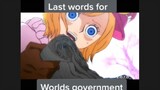 last words for world government