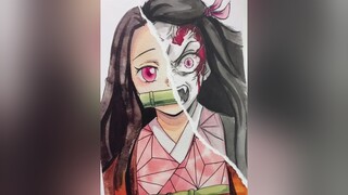 Nezuko chann 😅 fyp foryou foryoupage demonslayer nezuko nezukochan artchallenge art animeart