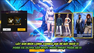 Free Fire | Hướng dẫn anh em lấy gói Bích long giá rẻ - Ford và Olivia sắp đi phẫu thuật thẩm mĩ