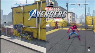 Spider-Man v/s Captain America Parkour Comparison | Marvel's Avengers Game