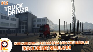 #12 Apes Kena Tilang Mulu Gara Gara Ngangkut Ngangkutiin Kayu Guys - Truck Simulator Indonesia