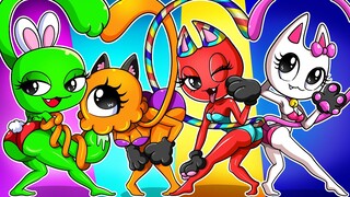 [Animation] GARTEN of BANBAN are SEXY GIRLS?!💖 | Garten Of Banban Zero Two Dance Meme | Slime Cat