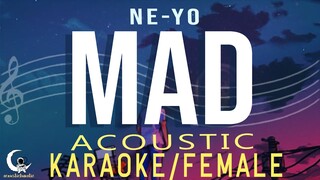 MAD - NE-YO ( Acoustic Karaoke/Female Key )