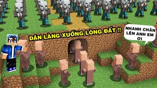 Mình Đưa Dân Làng Đi Trốn | KHỎI CUỘC TẤN CÔNG CỦA BỌN CƯỚP LÀNG | Quá Mạnh Trong Minecraft..!!