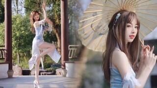 Hãy để tôi cùng bạn tả núi xuân và khói người❀～Mèo cắn - dance cover "Danqing"