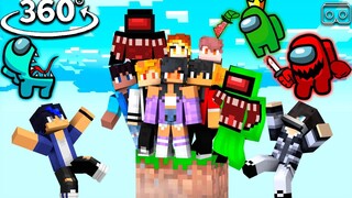 Aphmau And Friends vs Among US Impostor - Among Us Minecraft 360°