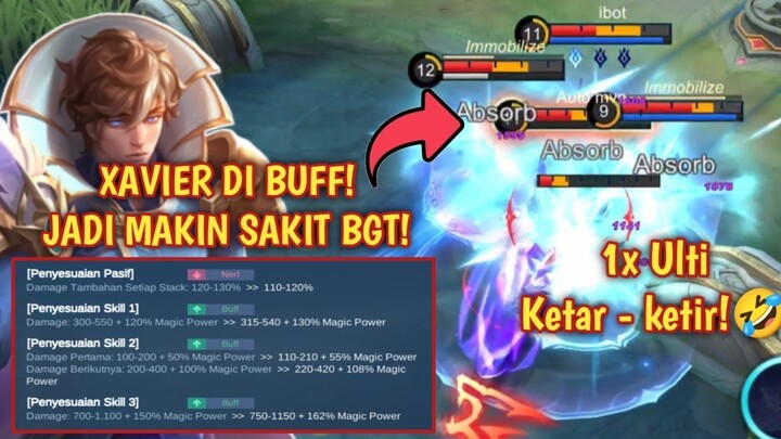 XAVIER DI BUFF, DAMAGE NYA JADI MAKIN SAKIT BANGET! BUILD XAVIER TERSAKIT 2022 - MOBILE LEGENDS