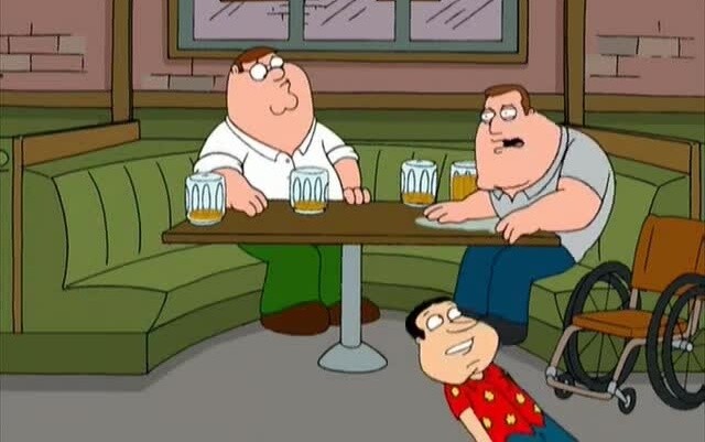 [Family Guy] Season 3 Episode 15: Joe Crying Cut