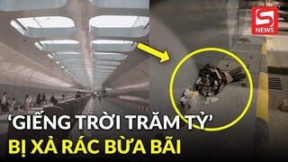 'Giếng trời trăm tỷ’ ở Đà Nẵng bị xả rác bừa bãi sau khi nhiều người đổ xô đến check-in