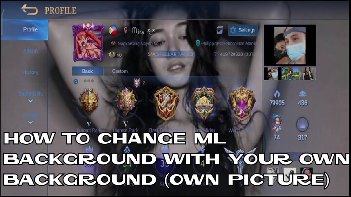How to Create Your Own Background for Mobile Legends | Your Own Picture Background Tutorial Android
