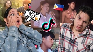 Filipino Men Singing = ChaRIZZma😍| Latinos react to Viral Filipino Singing TikToks