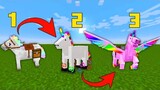 3 Types of Unicorn in Minecraft