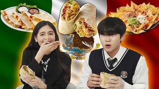 Korean Teenager Tries Mexican Food for the First Time!! (With Mexican)