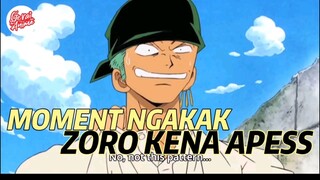Moment Kocak ZORO Sebelum TimeSkip, Zoro Kena Apes Terus
