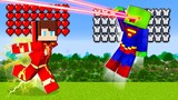 Mikey & JJ got SUPER POWERS turned into SUPERHERO FLYING and SPEED in Minecraft - Maizen
