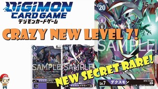 Crazy New Secret Rare Level 7 Digimon Revealed! 1st Ever Dexmon! (Digimon TCG News - BT9: X-Record)