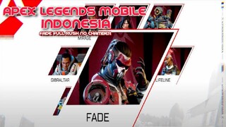 Fade Full Rush No Chamber | Apex Legends Mobile -  INDONESIA