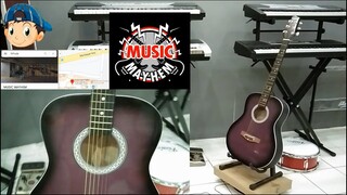 Hansen Acoustic Guitar Violet