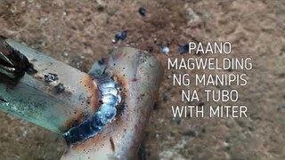 UNSAON PAG WELDING OG MANIPIS NA TUBO | BASIC WELDING