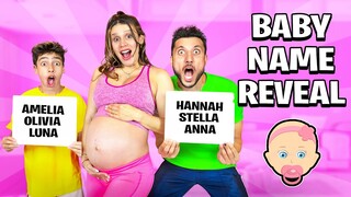 REVEALING Our BABY'S NAME! 😱