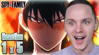 LOID IS SO COOL!! | SPY x FAMILY Season 1 Episode 5 Reaction