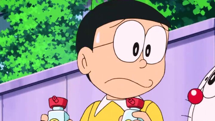 Doraemon: Nobita uses vinegar to turn Suneo into Sai Ajin, and uses vinegar to search for treasure a