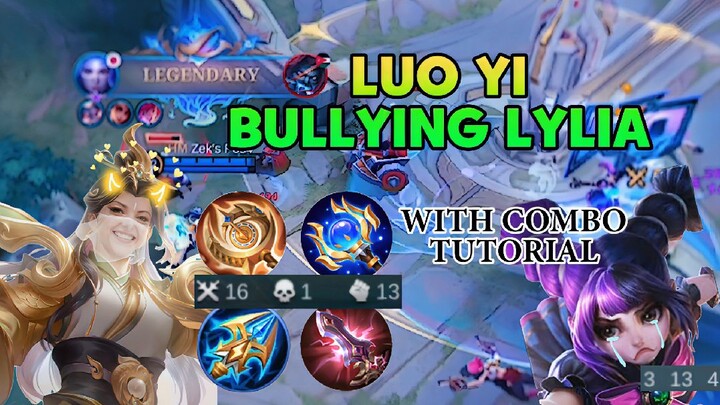 LUO YI BULLYING LYLIA HIGHLIGHTS, WITH FULL COMBO TUTORIAL! MUST WATCH!