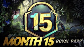 MONTH 15 Royal PASS | 1 TO 50 | M15 ROYAL PASS PUBG MOBILE | UPDATE v2.2.0 AND M15 ROYAL PASS LEAKS