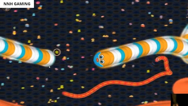 Wormate.io 1 Giant Monster Worm vs. 2772222 Invasion Worms _ 5