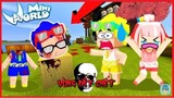Mini World vùng đất chết  tập 12 Phong Bị Zombie ăn con lai dau trong mini world Phong Can Tv