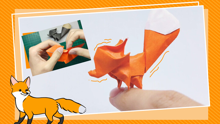 【Handicraft】Origami Fox! Do you like it?