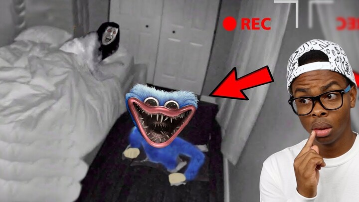 If You Laugh Huggy Wuggy Will Climb Under The Bed In REAL LIFE.. (TREND)