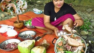 Yummy Cooking soup Beef (7kg ) with Squid recipe & My cooking skill