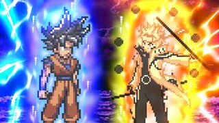 THE ULTIMATE BATTLE NARUTO VS DRAGON BALL