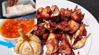 RESEP AYAM BAWANG GURIH || DI GORENG DENGAN KULIT BAWANG & CARA NYIMPAN AGAR TAHAN LAMA.