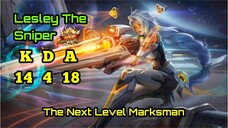 14 Kill !!! Lesley The Next Level Marksman | MLBB Mobile Legend