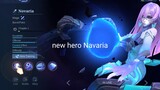 new hero navaria#mlbbnavaria gameplay