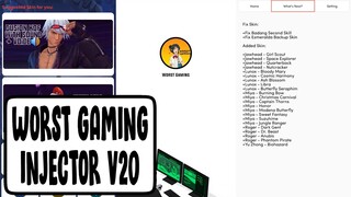WORST GAMING INJECTOR V20 | MOBILE LEGENDS
