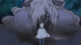 Natsume memanggil monster Mishino untuk pertama kalinya.