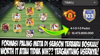 FORMASI PALING META DI SEASON TERBARU! REVIEW GAMEPLAY FORMASI 4-1-2-1-2 PADAT EA SPORTS FC MOBILE