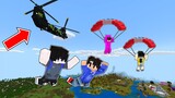 Nag SKY DIVING kame sa Minecraft PE | Nakakatawa To