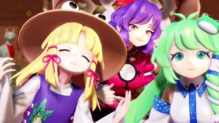 【Touhou MMD】EVERYBODY of Miy-style Moriya family