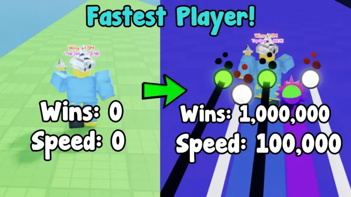 Becoming The Fastest Player In Race Clicker!