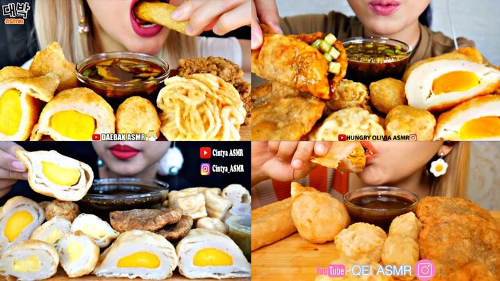ASMR/MUKBANG PEMPEK PALEMBANG (EATING INDONESIAN FISH CAKE) COMPILATION|ASMR INDONESIA|Muksavory🌷-