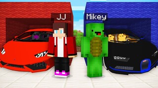 Which CAR IS BETTER Mikey VS JJ in Minecraft Challenge (Maizen Mizen Mazien)