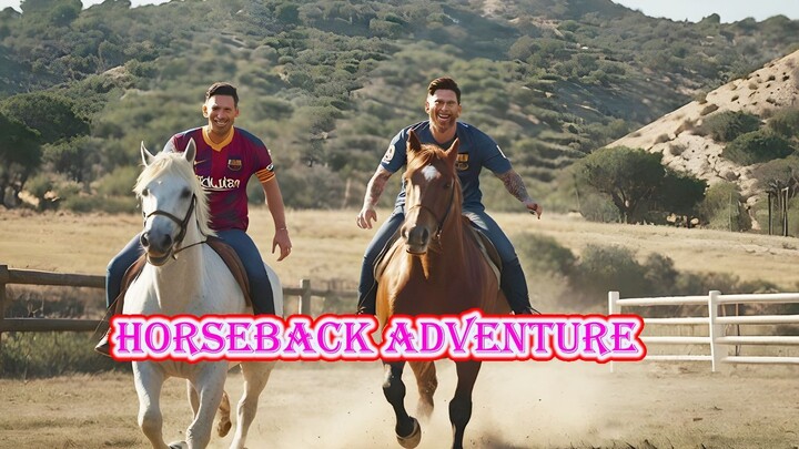 Giddy-Up Greats | Messi & Ronaldo’s Horseback Adventure